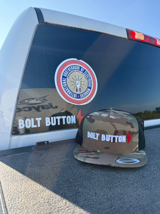Camo Bolt Button Hat